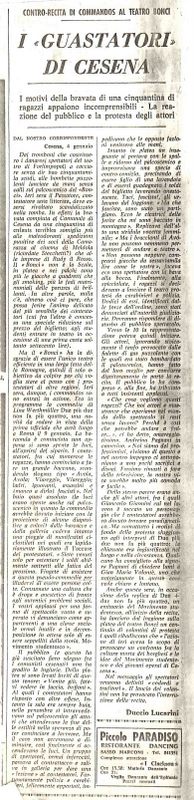 I "guastatori" di Cesena